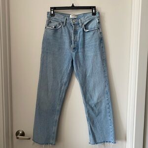 Agolde Blue Straight Leg Jeans - Size 25 (US 0)